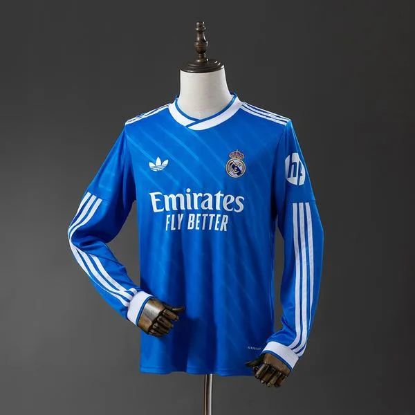 Camiseta de fútbol Real Madrid 2025/26 TERCERA MANGA LARGA VERSION FAN